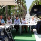 Acto con candidatos del PP, ayer.