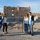 Visita a la Alcazaba de Almería, ayer.