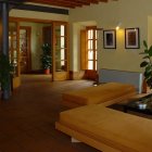 Interior de la Villa Turística de Las Menas situada en el antiguo poblado minero.