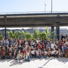 Grupo de jóvenes participantes en las jornadas.