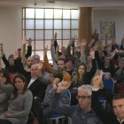 Asamblea del PSOE en la capital a finales de noviembre de 2017.