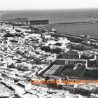 El cuartel de la Misericordia y los barrios del puerto, la Almedina y el Reducto vistos desde los torreones de la Alcazaba.