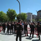 Expectación ante la lectura del fallo en Pamplona.