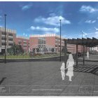 Así quedaría la nueva calle Santiago.