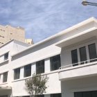 Exterior de la Biblioteca Central de Almería, en una imagen reciente.