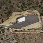 Vista aérea de las instalaciones militares ubicada en Cerro Mezquita de la sierra de Turre (imagen de Google Maps).