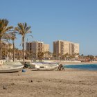 Playa de San Miguel en Almería.