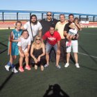 La familia de Félix Crespo siempre presente.