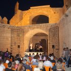 La Torre de la Pólvora, en el tercer recinto del Conjunto Monumental, acogió el inicio del Amanecer en la Alcazaba.