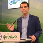 Ramón Fernández-Pacheco en un acto del PP andaluz
