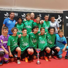 Los viatoreños en el podio.