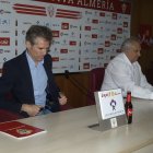 Miguel Corona y Alfonso García en rueda de prensa.