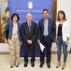 Gabriel Amat en la firma del convenio.