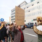 Protestas en la declaración de Ana Julia Quezada en los juzgados de Almería