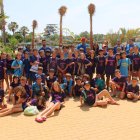 Foto en el Parque Acuático roquetero.