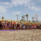 Los participantes de la pasada edición tomando la salida.