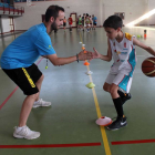 Los más pequeños disfrutando del entrenamiento.