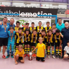 Los viatoreños luciendo la medalla de plata.