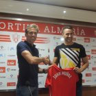 Miguel Corona en la presentación de Juan Muñoz.