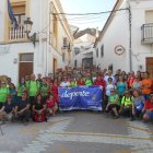 Los senderistas preparados para la actividad.