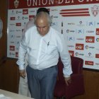 Alfonso García en rueda de prensa.