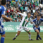 Aguza en el partido frente al Lorca.