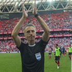 Borbalán se despedía en San Mamés del arbitraje.