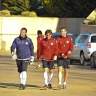 Ángel Férez con Corona y Aleix vidal.