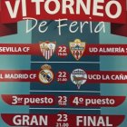 Cartel del torneo.