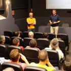 Desarrollo de la charla en el Centro de la Pesca.