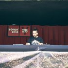 El productor almeriense Raúl Lloriz, durante su actuación en el Sónar 2018.