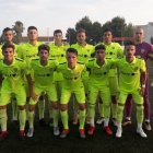 Los canteranos del Almería en El Hornillo.