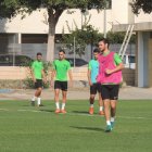 Arzura en el campo de la Vega de Acá este lunes.