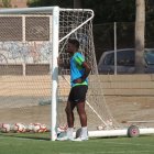 Sekou, en el campo de la Vega de Acá.