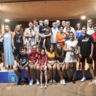 Uno de los podios de diferentes deportes.