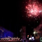 Los fuegos artificiales son ya un clásico de los Conciertos de Feria de la OCAL.