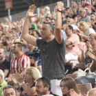 Los aficionados vieron un Almería valiente.