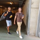 Joaquín Fernández y su representante, Jesús González.