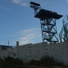Antenas instaladas en el asentamiento militar de Cerro Mezquita, el punto más alto de Sierra Cabrera.