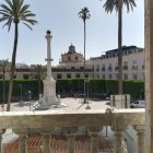 Vista de la Plaza Vieja desde el que fue el salón de plenos