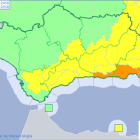 Mapa previsto para mañana sábado.
