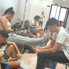 Fotografía tomada por uno de los alumnos afectados.