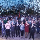 Foto de familia tras la presentación del dossier de la candidatura almeriense.