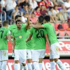 Celebración del 0-2.