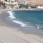 Peces muertos repartidos a lo largo de la playa de Aguadulce.