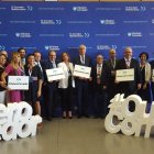 Empresarios almerienses hoy en Barcelona.