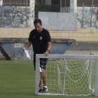 Fran Fernández en el campo de la Vega.