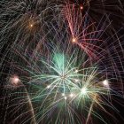 Castillo de fuegos artificiales.