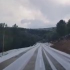 Imagen de uno e los vídeos compartidos en redes sociales. @josestormchaser