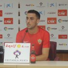 Aguza, este miércoles en rueda de prensa.